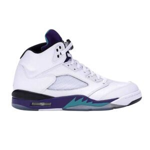 NIKE Air Jordan 5 Retro 'Grape' Sneakers Size 5.5Y/W7